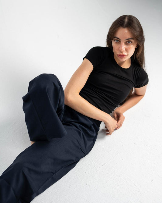 Slim Fit Black Tshirt